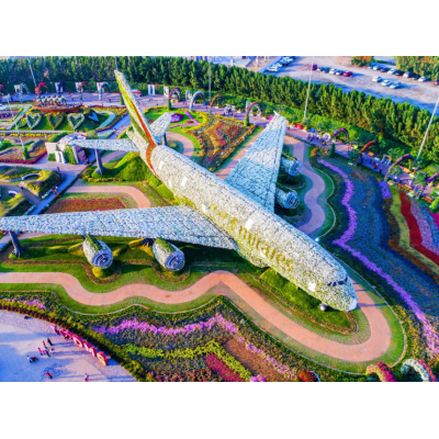 Обзор парка цветов в Дубае